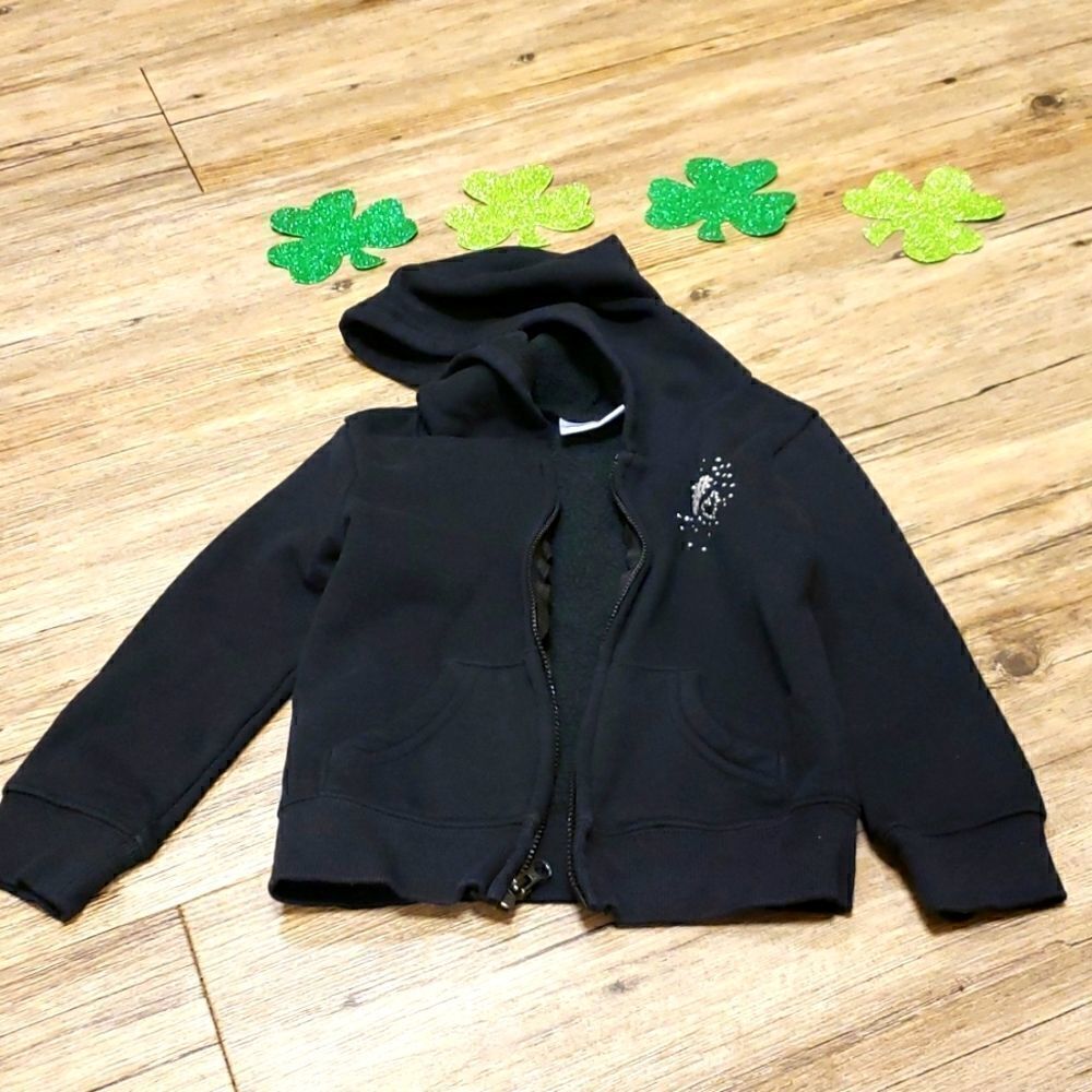 Jumping Beans Black 2t Hoodie